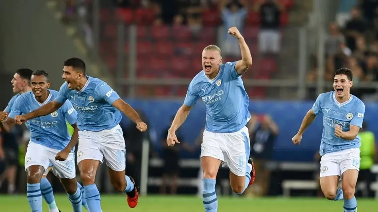 Con un rato de Julián Álvarez, Manchester City venció a Sevilla por penales y se consagró campeón de la Supercopa de Europa