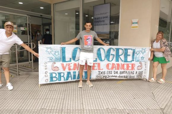 La palabra de Braian Márquez, tras vencer al cáncer: "Después de tanto tiempo estoy muy contento"