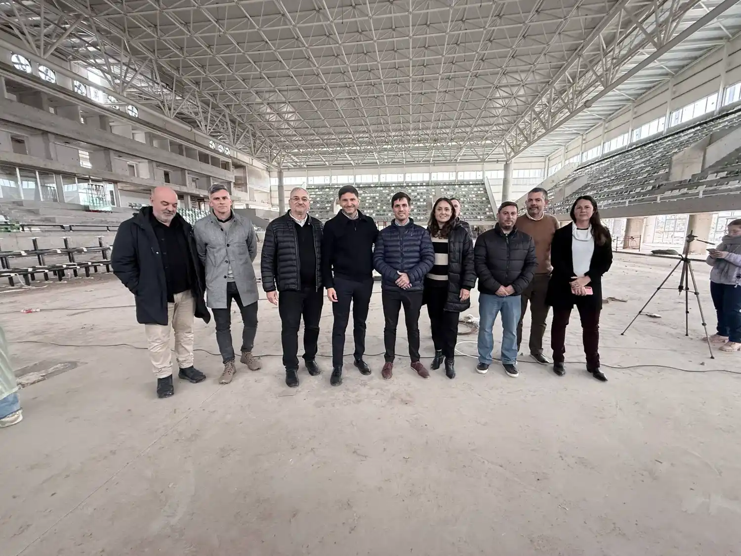 Pullaro recorrió las obras de los Juegos Suramericanos en Rafaela y destacó el legado que dejarán para la ciudad