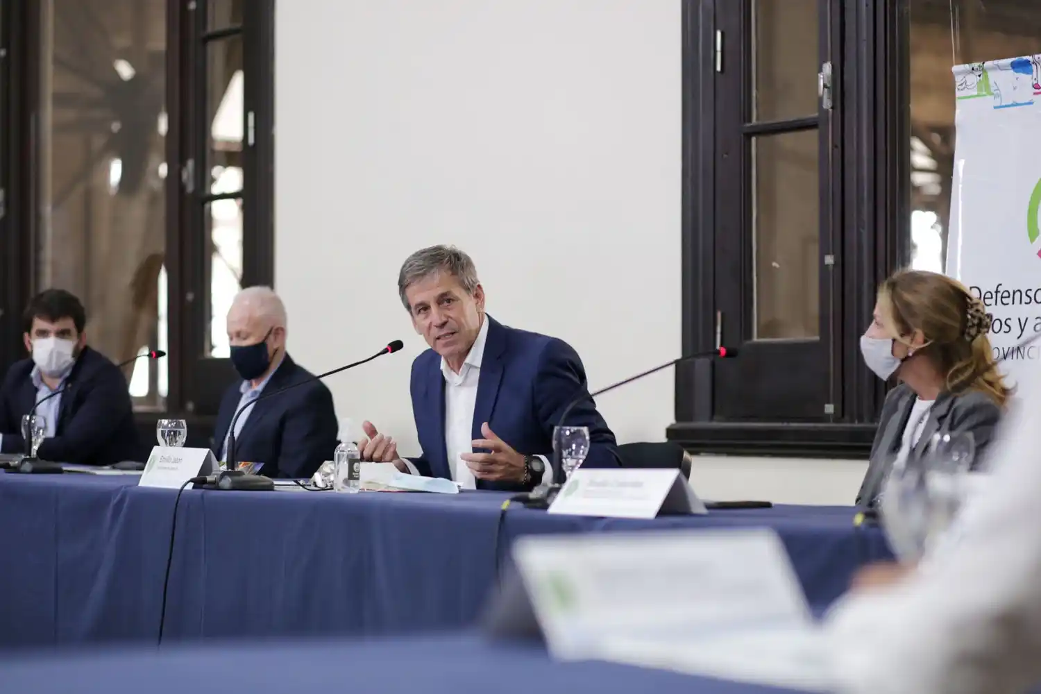 Jatón participó de la presentación de un programa de protección de las infancias