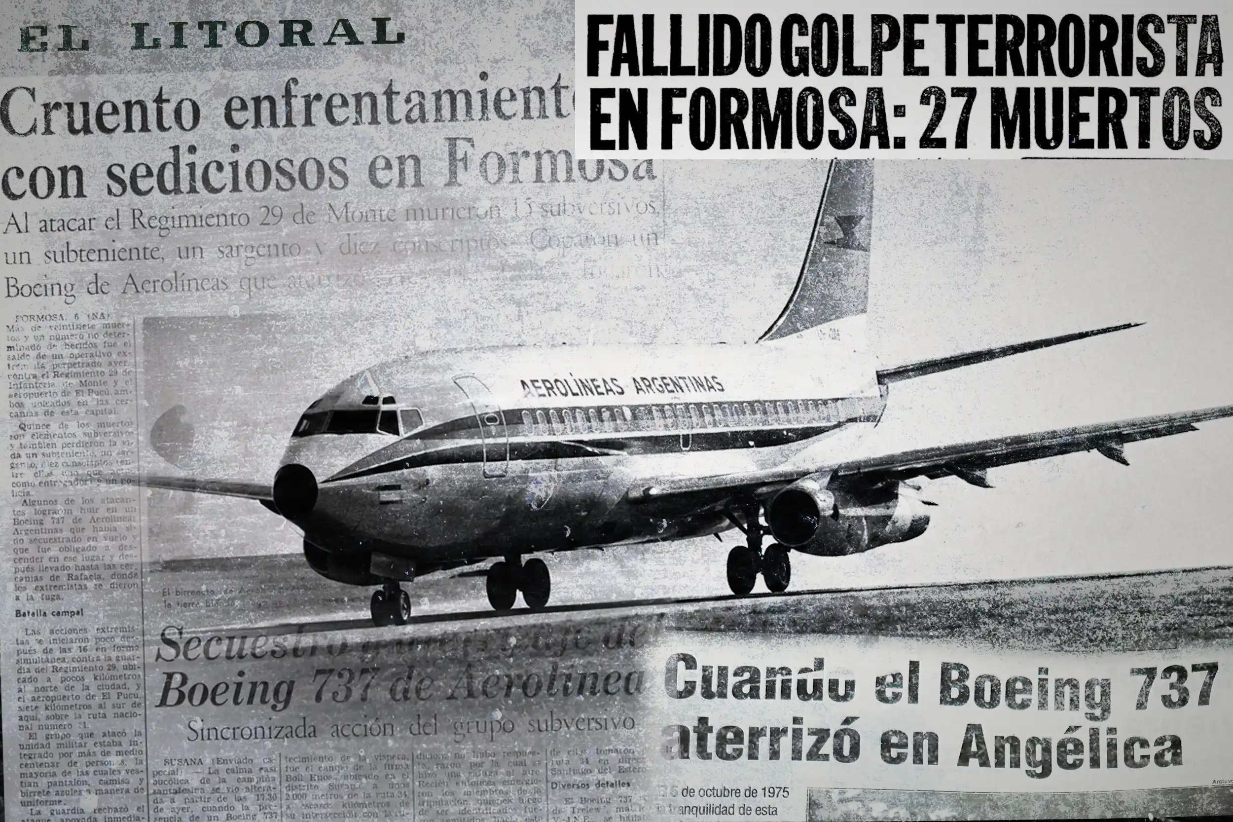 Operación Primicia: el día en que un avión secuestrado por Montoneros aterrizó en un campo santafesino