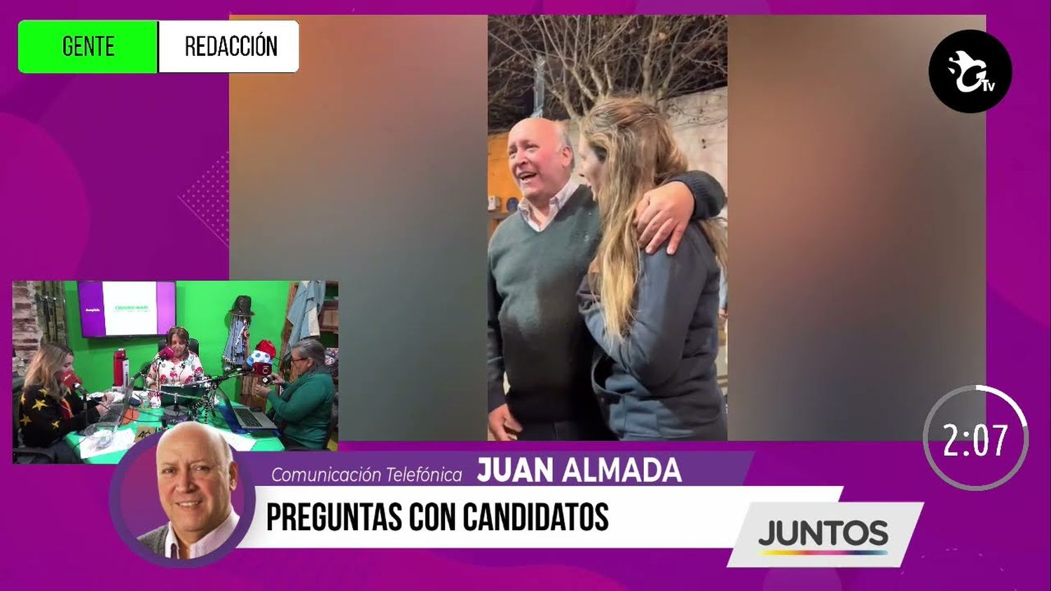 Preguntas a candidatos: Juan Almada respondió en Sin Galera
