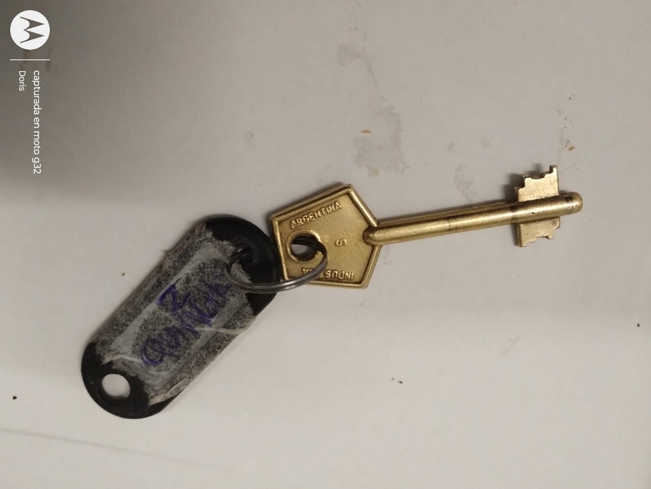 Doris encontró esta llave