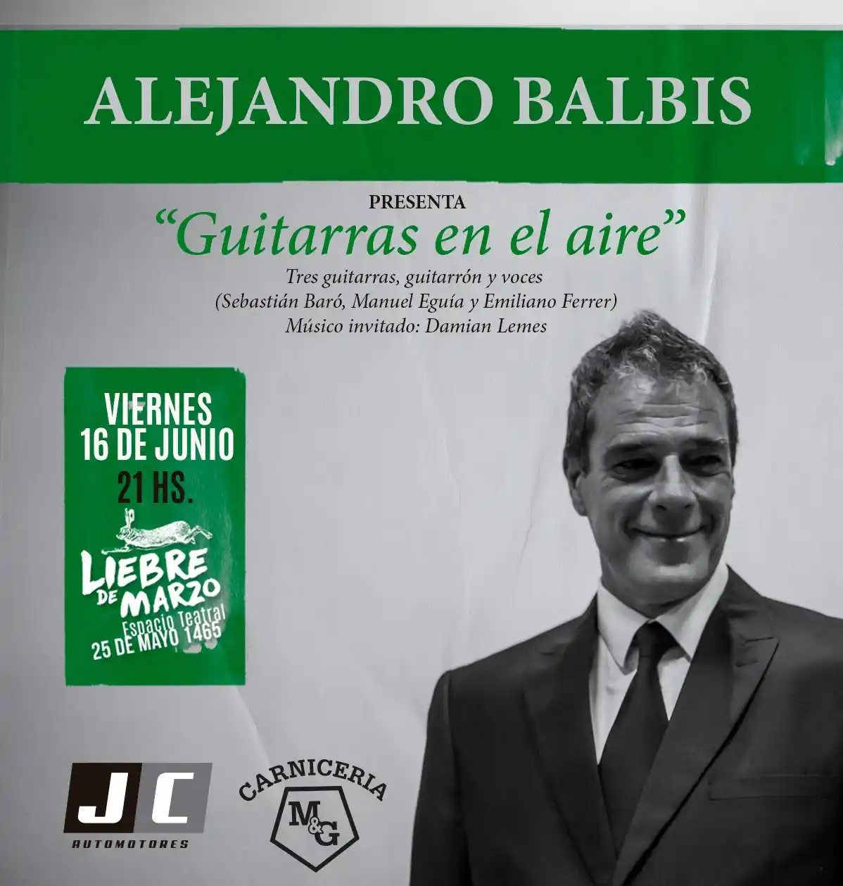 Hoy, a partir de las 21 horas, en "Liebre de Marzo".