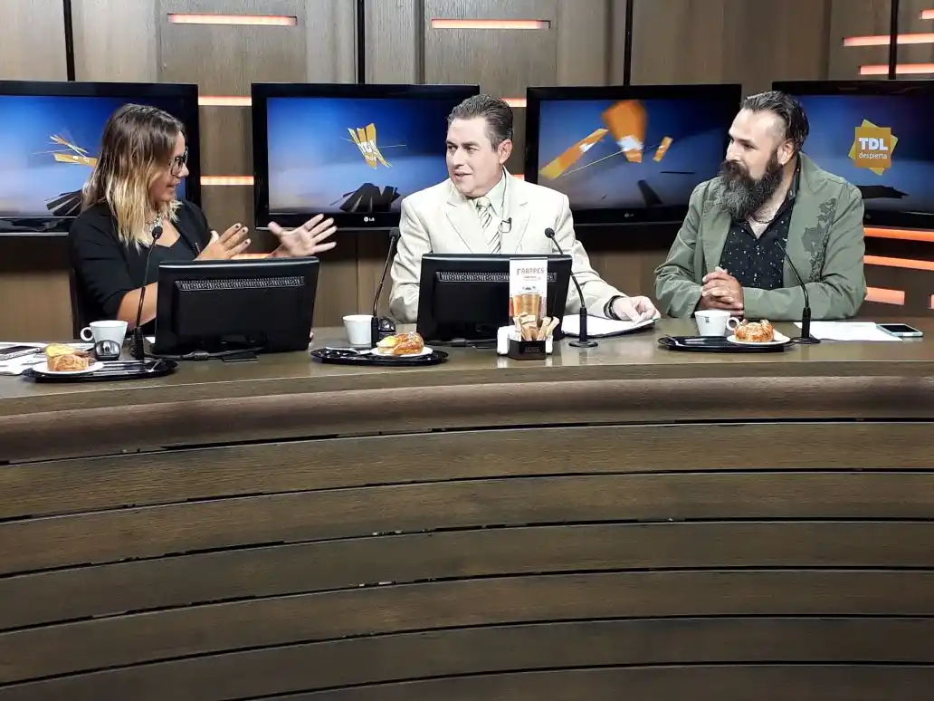 Juan Carri, en el desayuno de "Tandil Despierta"