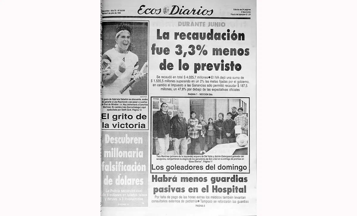 Martes 4 de julio de 1995
