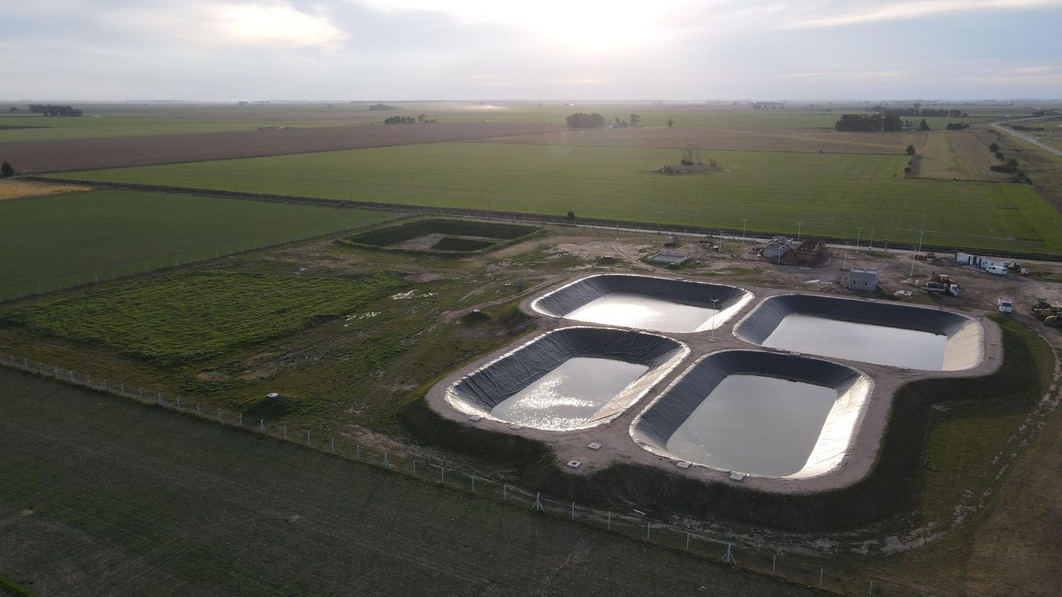 En San Cayetano asoma la nueva planta de tratamiento cloacal