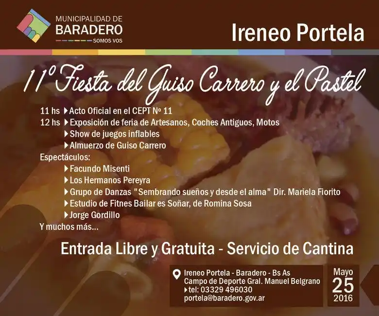 Tras la fiesta del Mondongo llega la festividad del Guiso Carrero a Baradero