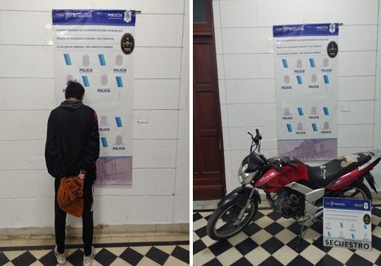 Robó una moto, no la pudo arrancar y la llevó siete cuadras caminando