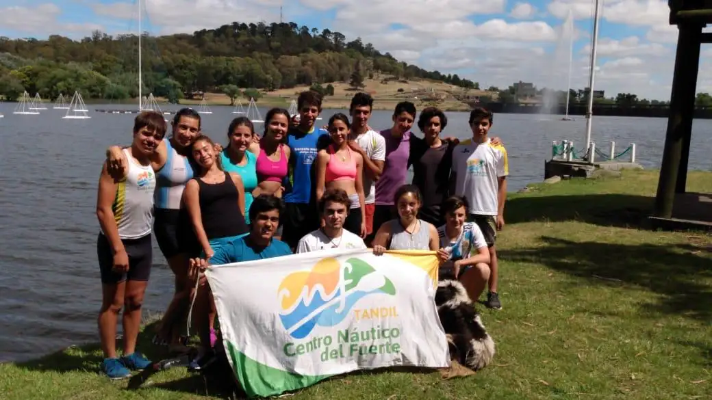 Ameghino remó en el Lago del Fuerte