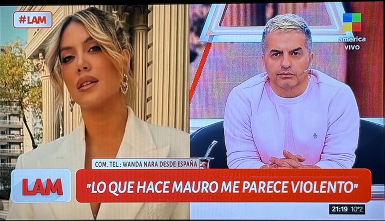 Wanda Nara rompió el silencio en LAM.