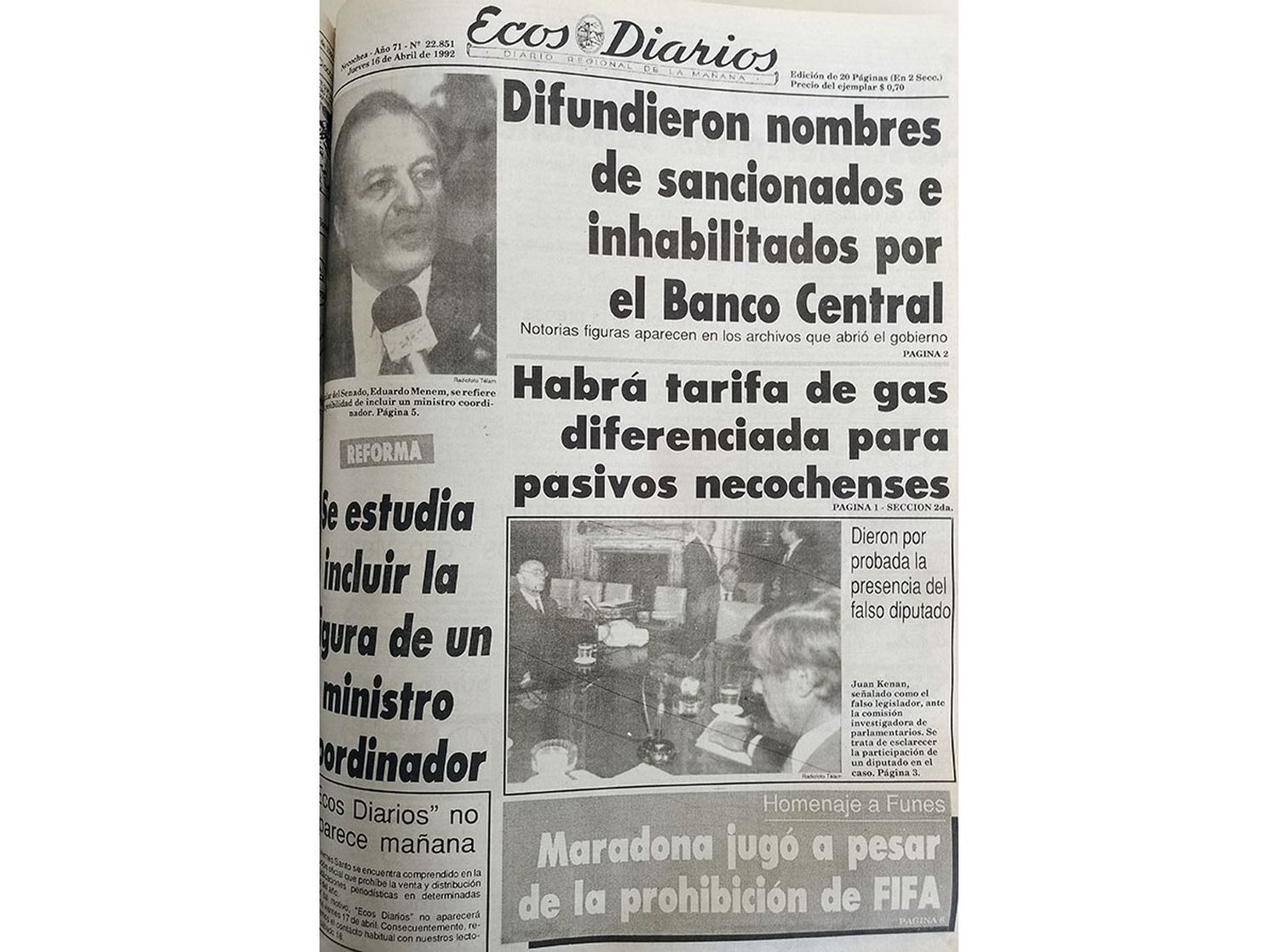 Viernes 17 de abril de 1992