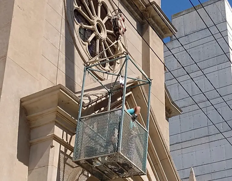 Trabajando en las alturas