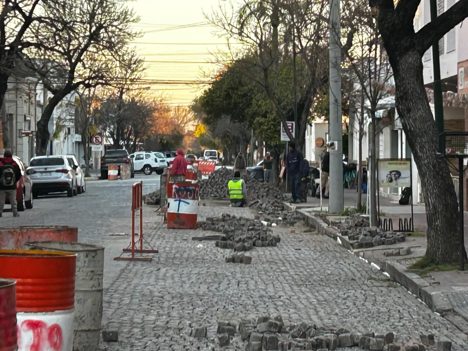 Trabajo retomado este viernes por la mañana | CRÉDITO: RADIO RAFAELA