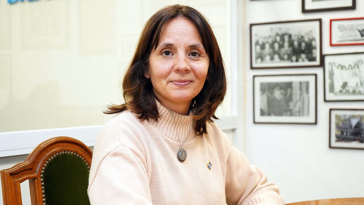 Natalia Steffen. Habló sobre el desempleo en el distrito