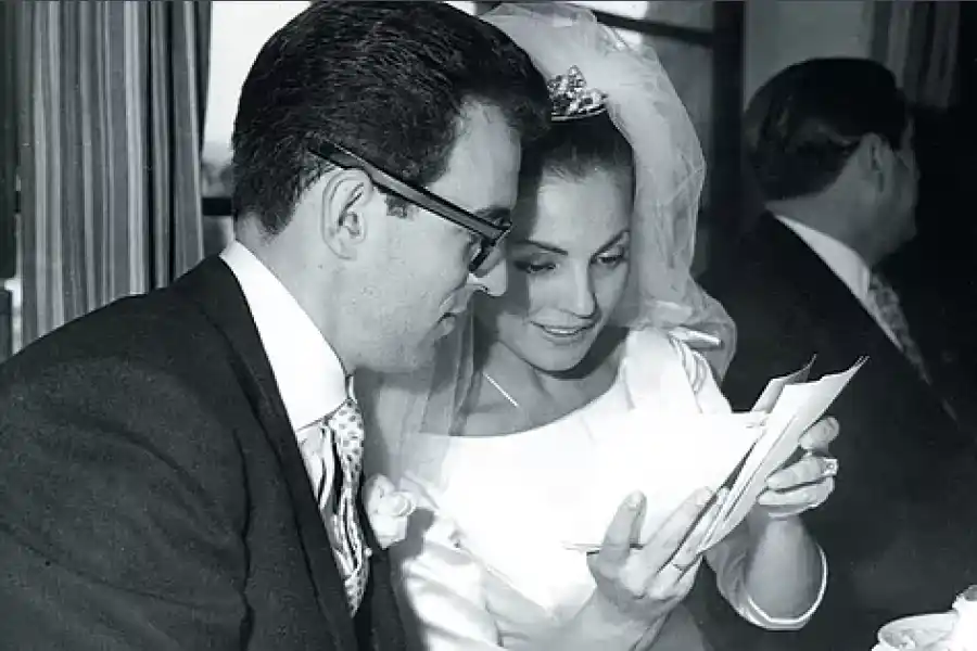 En 1961 su boda con el compositor Augusto Algueró fue todo un acontecimiento en España