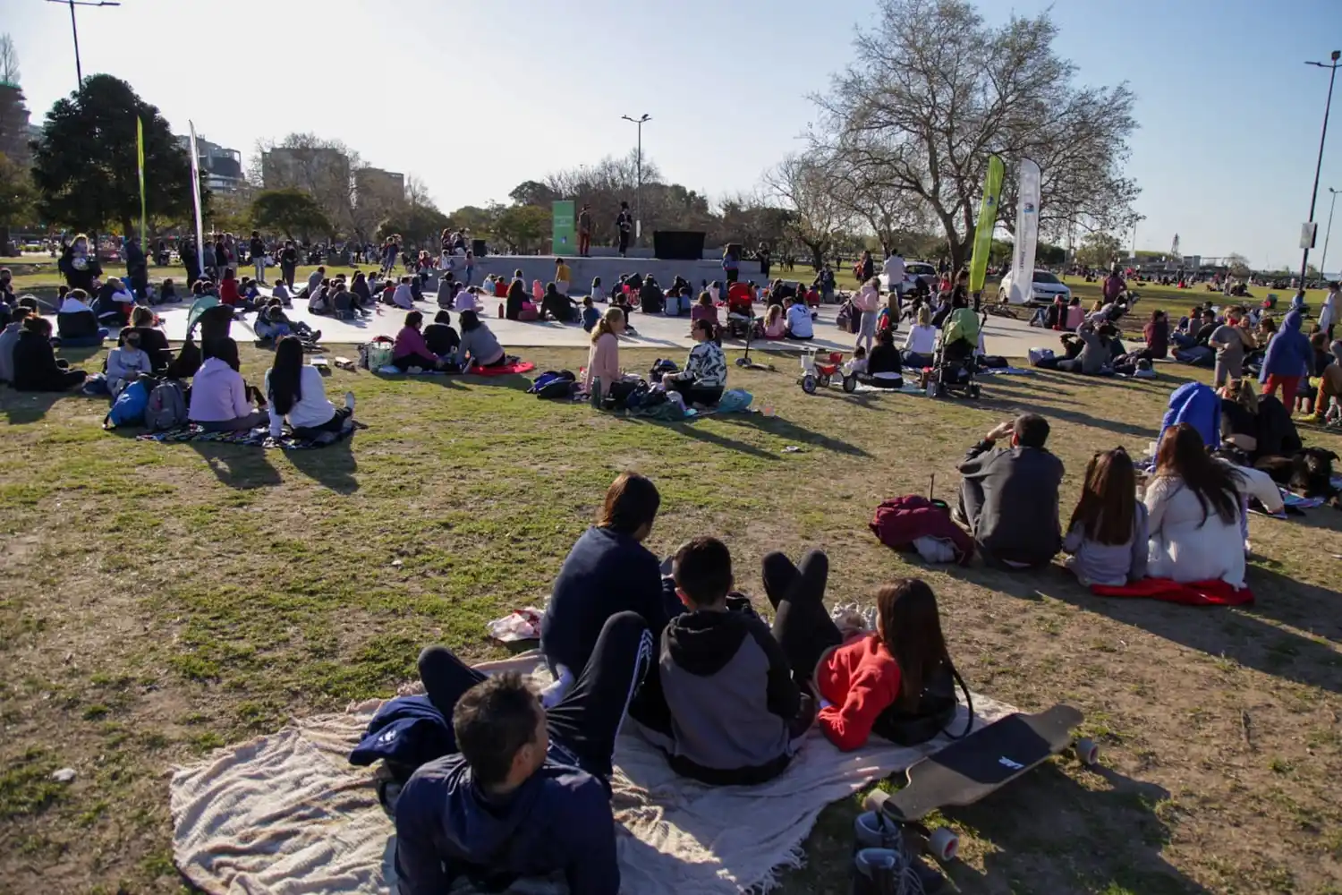 Vicente López: Show por el cierre de las vacaciones de invierno en el Paseo de la Costa