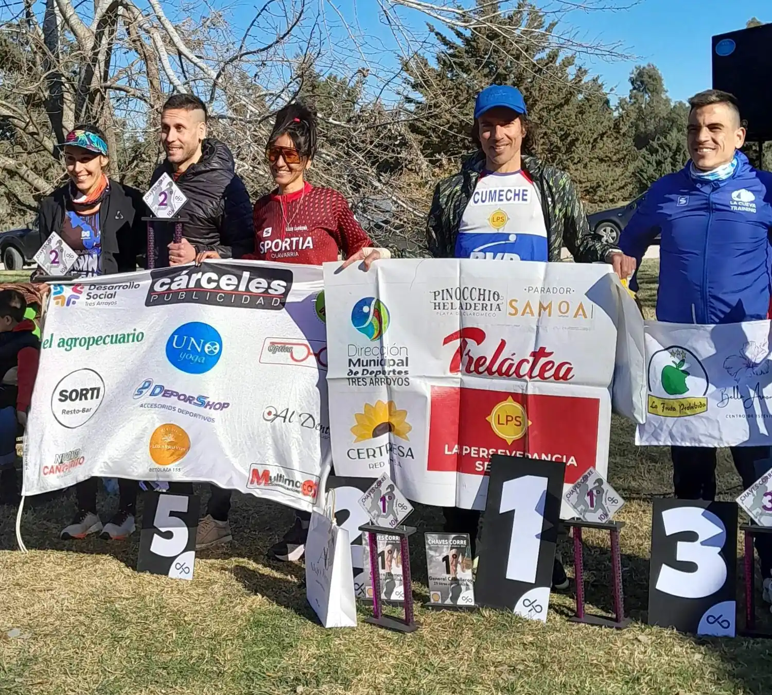Iardino y Sanguinetti ganaron Chaves Corre