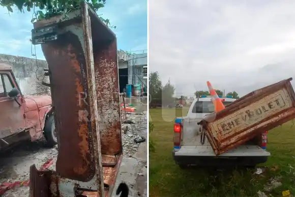 Insólito: le robaron la caja de carga de su camioneta