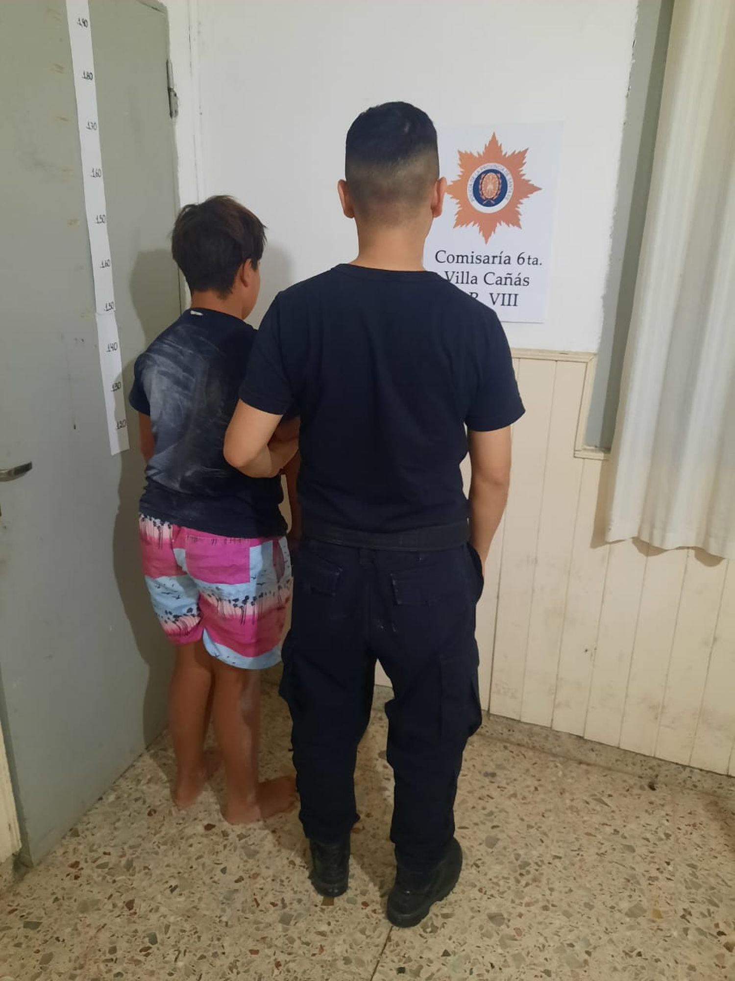 Niño detenido