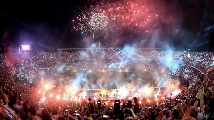 River vivió su fiesta eterna por el primer aniversario de la gesta ante Boca
