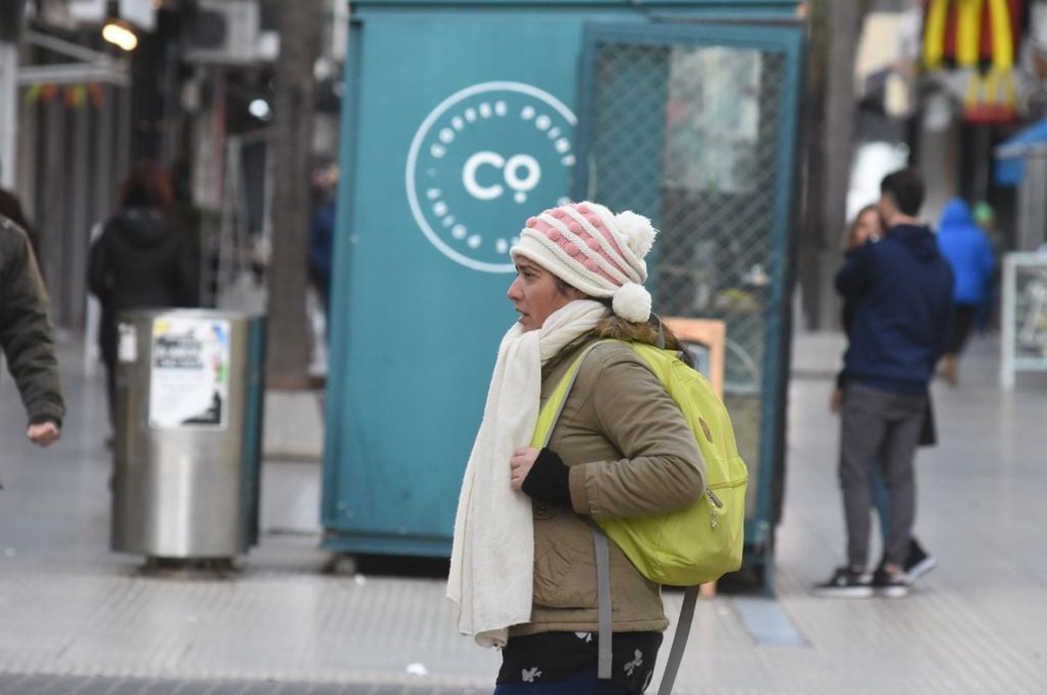 Lunes frío en la ciudad de Santa Fe