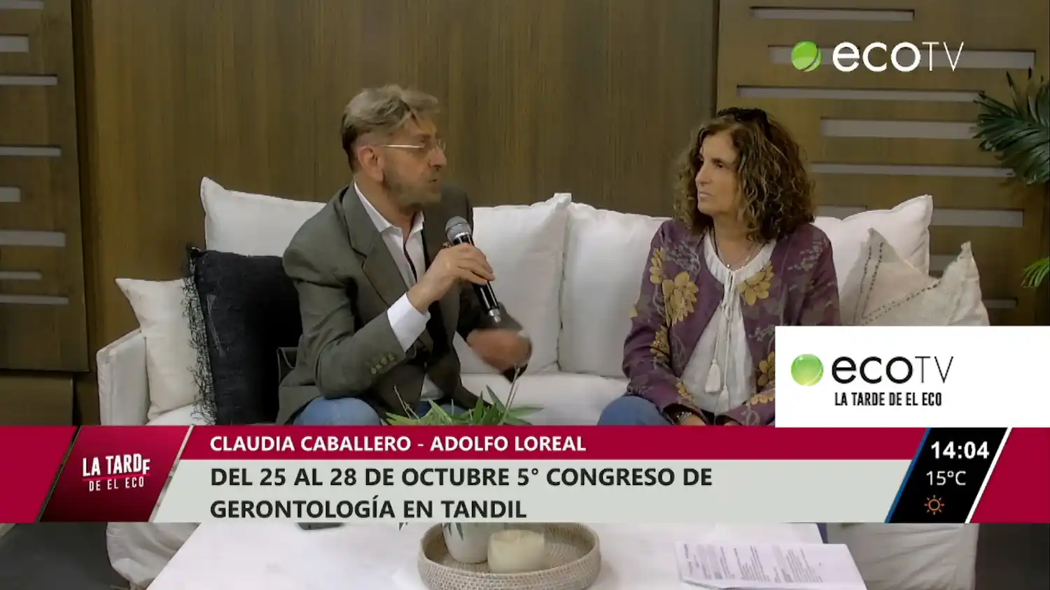 Desde el miércoles 25 al sábado 28 se celebra el 5° concreso de gerontología en Tandil