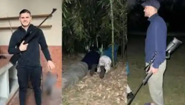 Críticas a Mauro Icardi tras la difusión de fotos y videos cazando animales junto a su hija