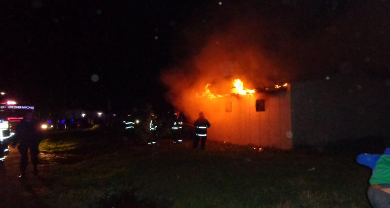 Incendio en la casa del Plan Envión