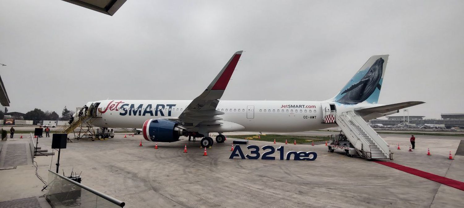 JetSMART realizó su primer vuelo a Montevideo con aeronaves Airbus A321neo