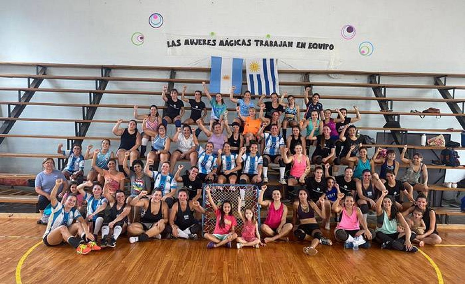 Importante torneo de Tchoukball en el Gimnasio Municipal