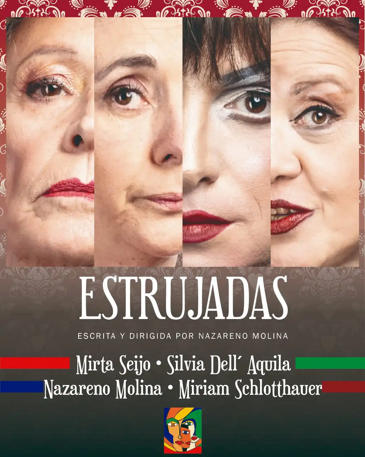 Se presentará la obra "ESTRUJADAS", de Nazareno Molina