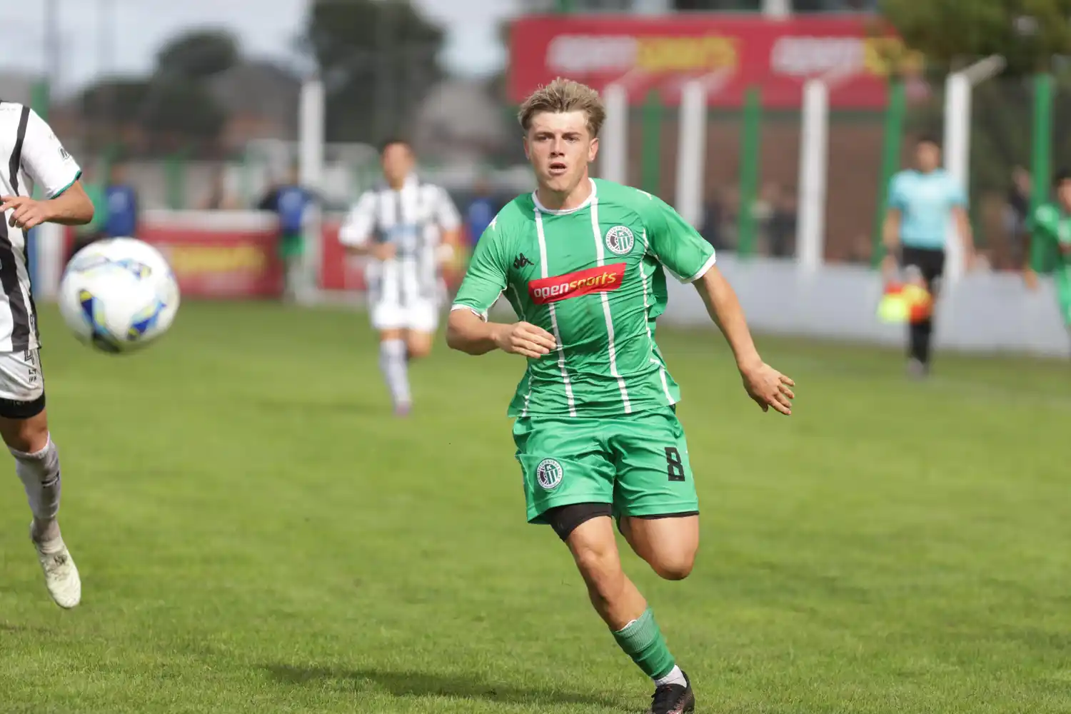 Mauricio Miori en acción en el José Alberto Valle