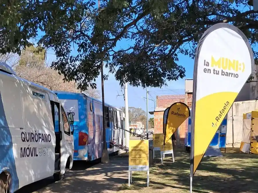 La Muni en tu Barrio culminó una semana con muchas atenciones en el 17 de Octubre