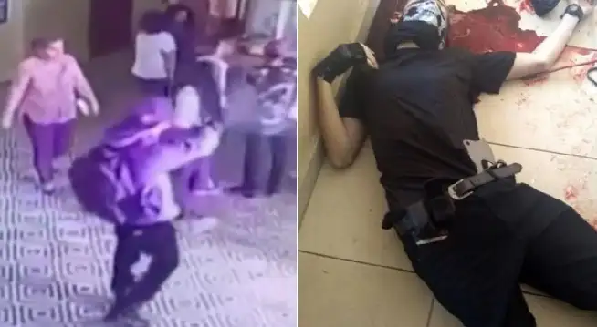 El video de la masacre en la escuela de Brasil registrado por las cámaras