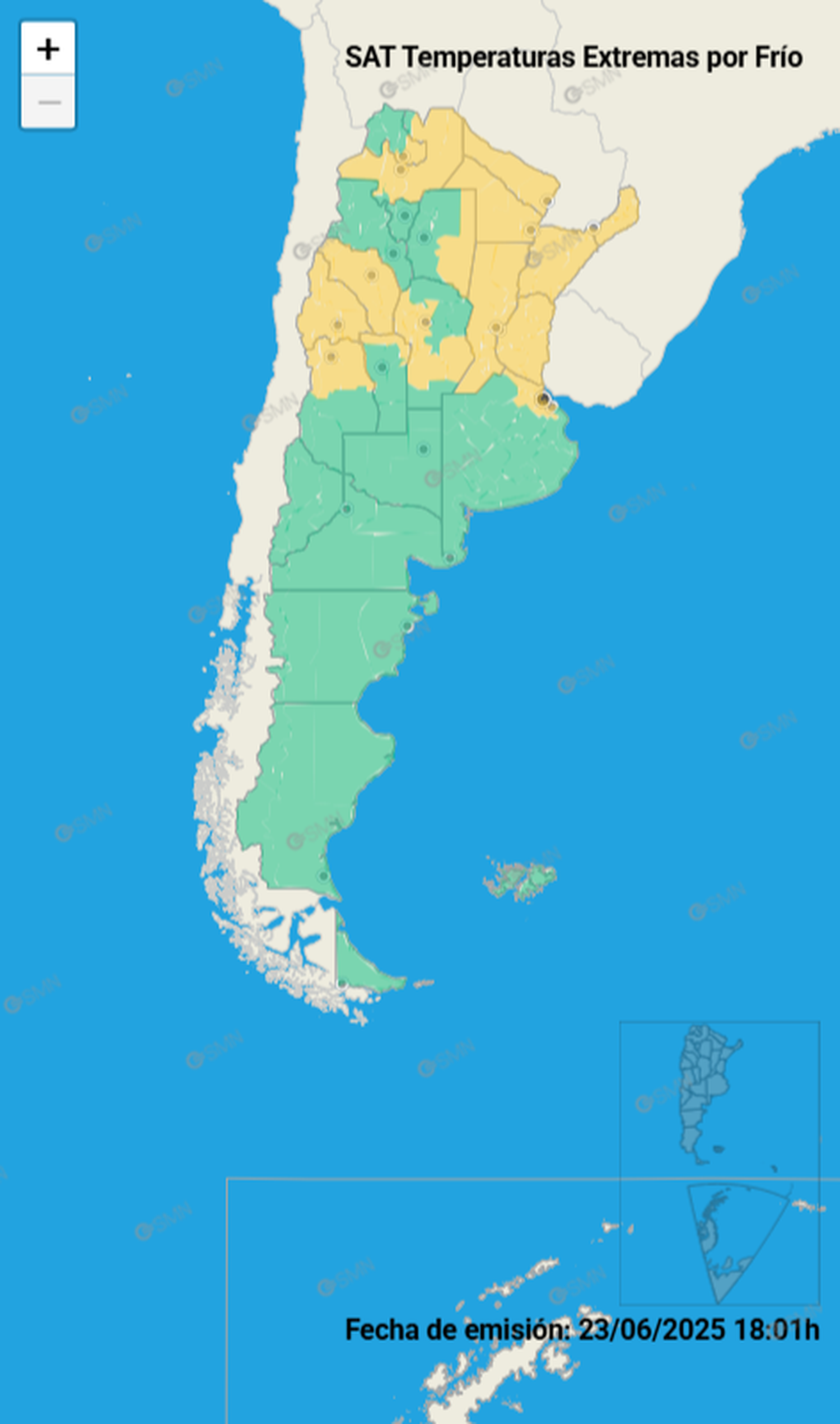 FRIO MAPA
