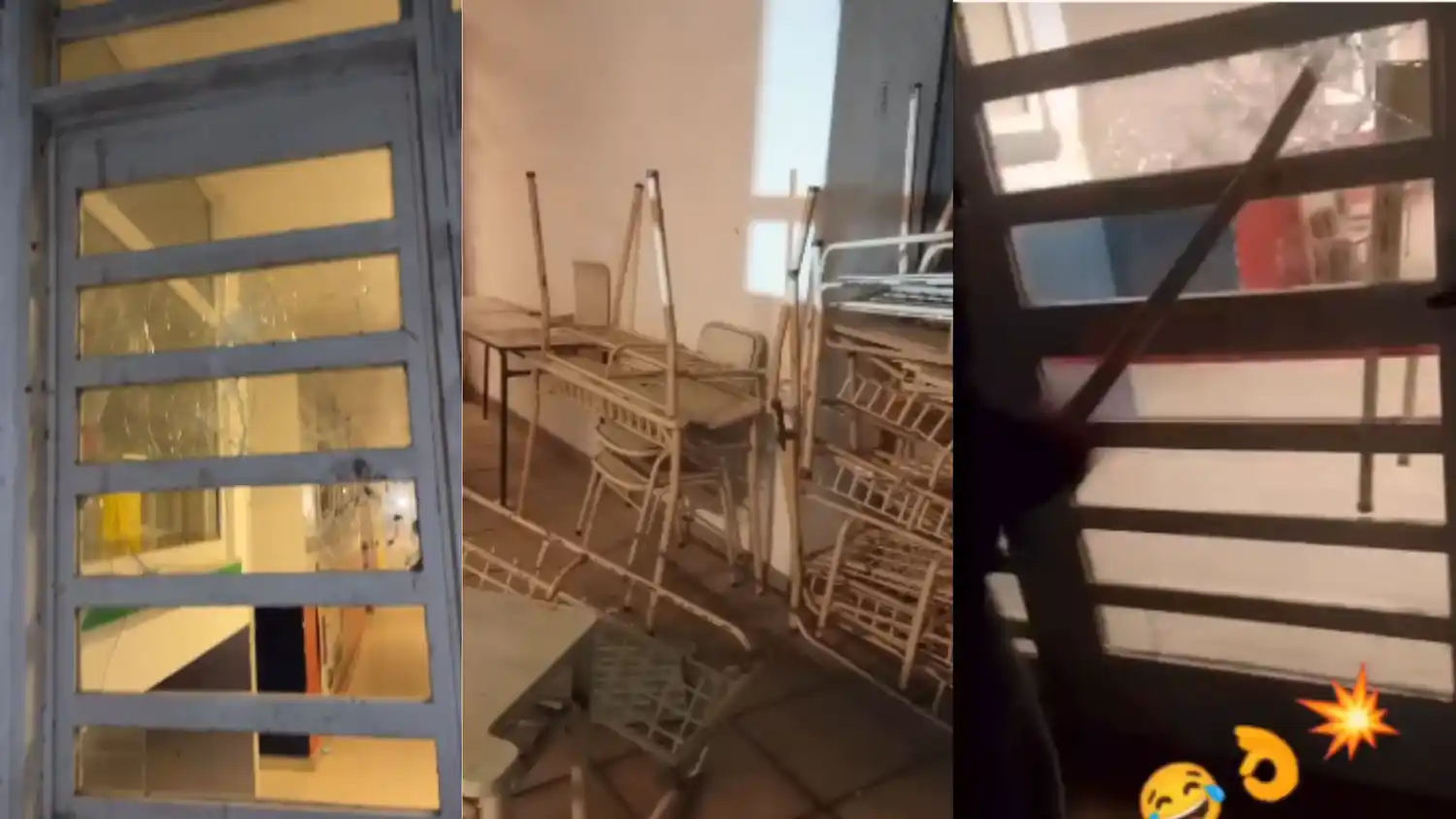 Imágenes extraidas del video difundido entre la comunidad