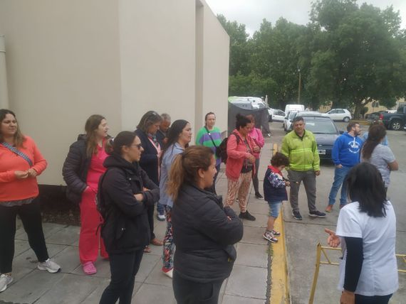 Los trabajadores de salud siguen con su reclamo de mejora salarial