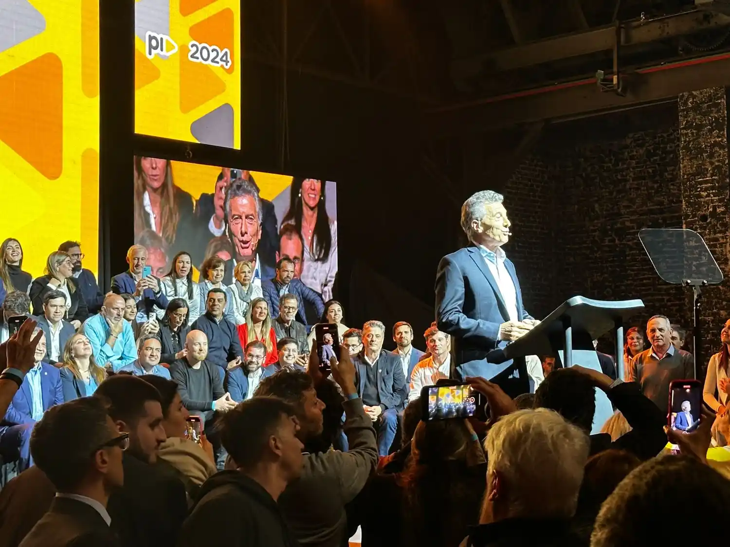 Rogelio Frigerio participó en el lanzamiento de Mauricio Macri como presidente del PRO