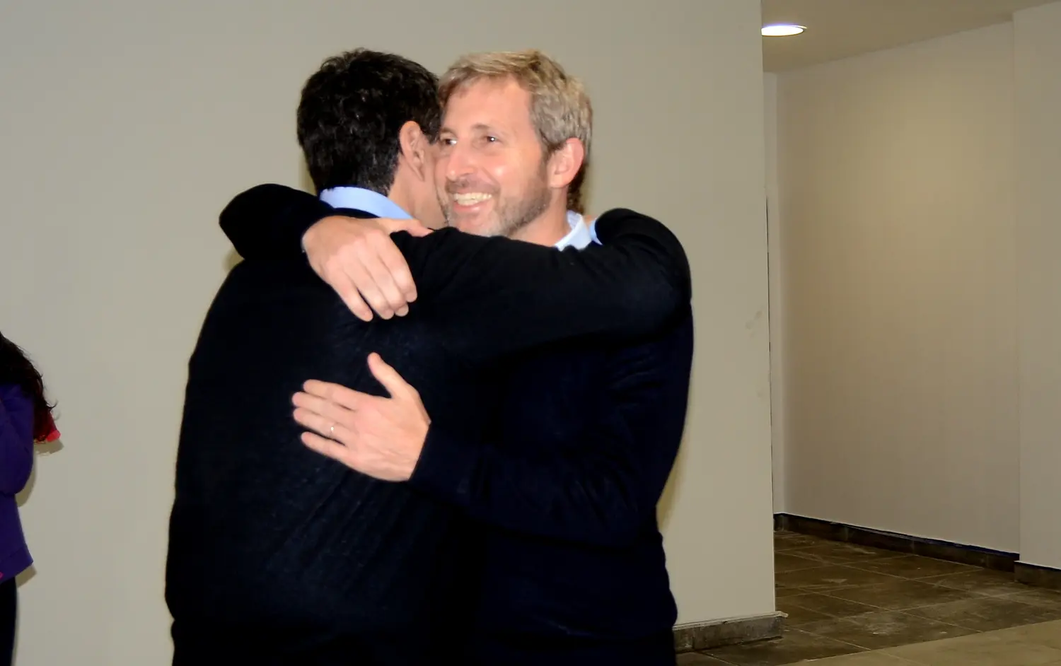 Jorge Macri y Rogelio Frigerio recorrieron obras en la estación Del Valle