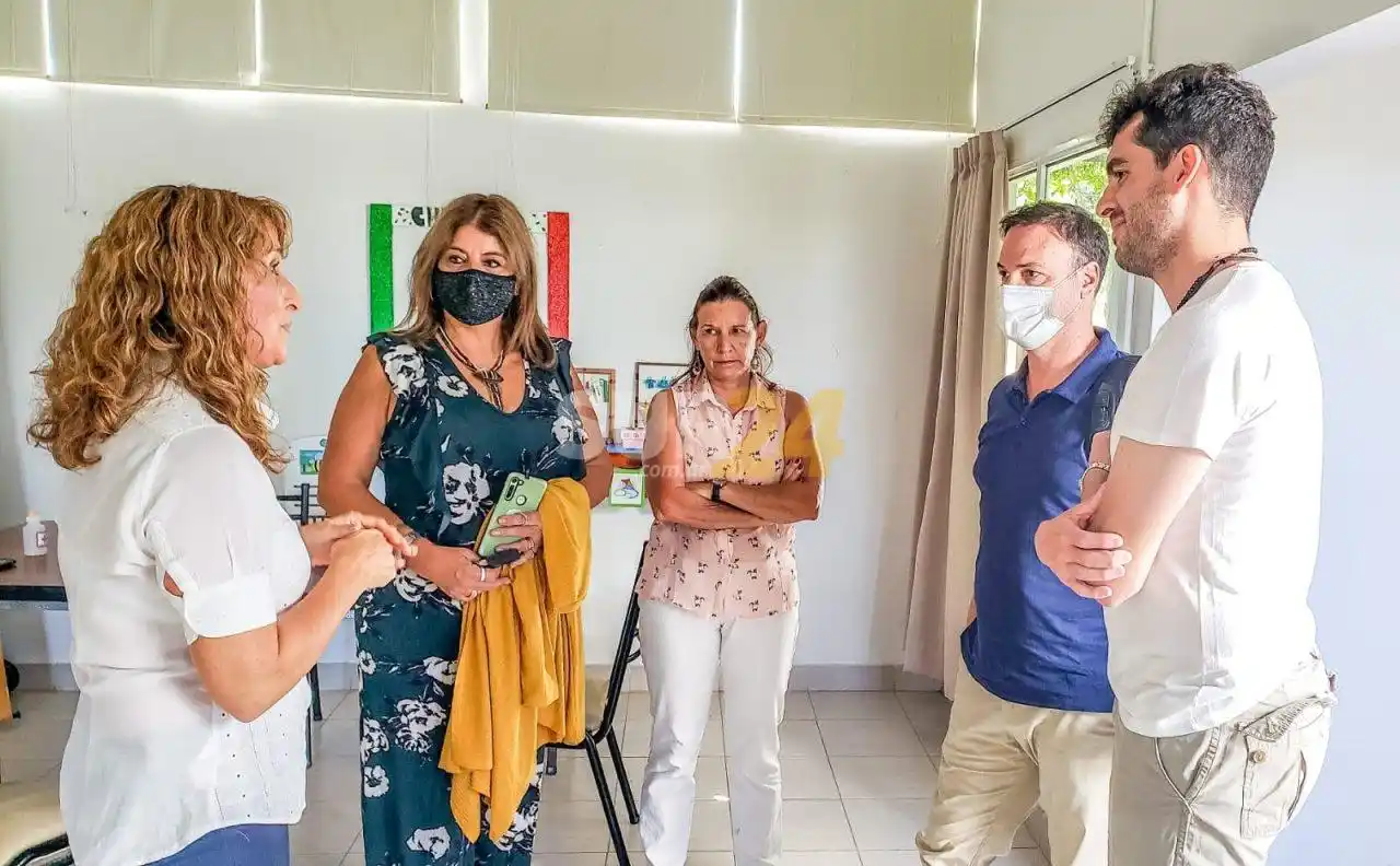 Enrico visitó Rufino y reafirmó su compromiso con las instituciones de la ciudad