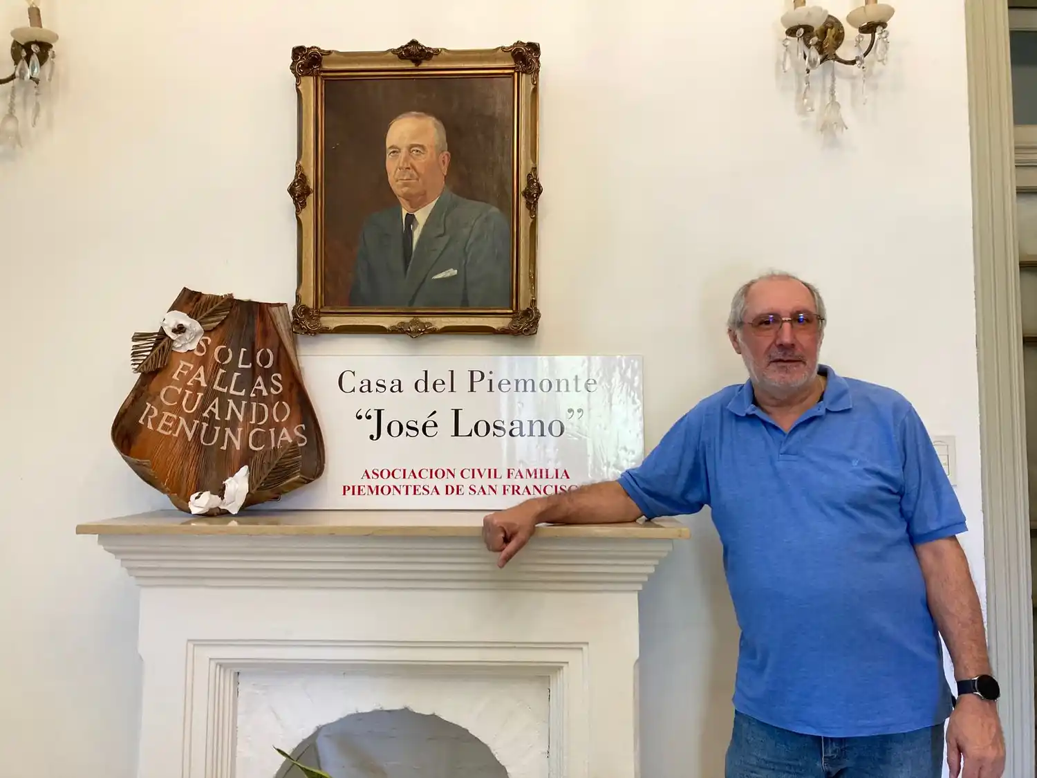 José Luis Vaira, presidente de la Asociación Familia Piemontesa de San Francisco.