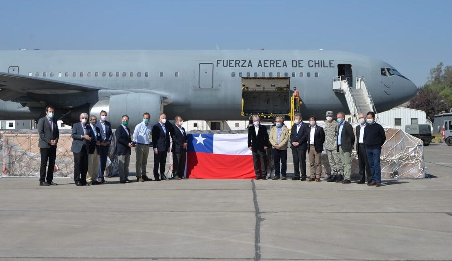 Participación de la Fuerza Aérea de Chile en la lucha contra el COVID-19