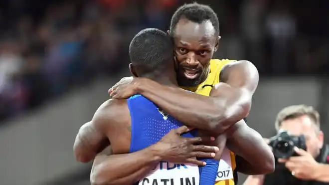 Gatlin convirtió a Bolt en humano