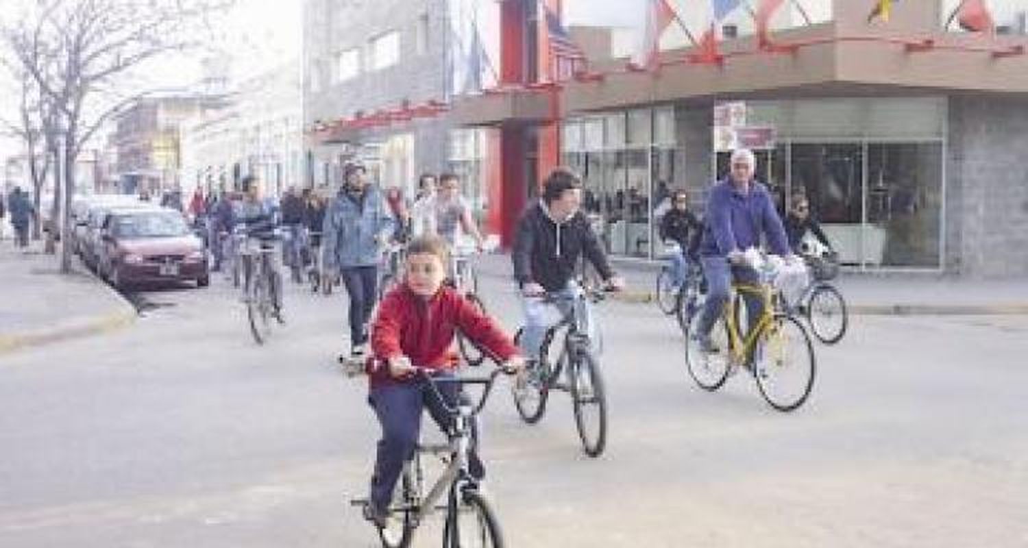 Bicicletas sí, autos no