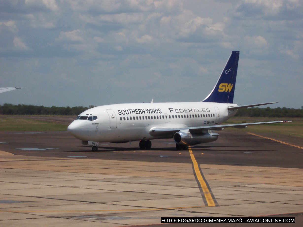Último vuelo de Southern Winds en Resistencia - 28FEB2005