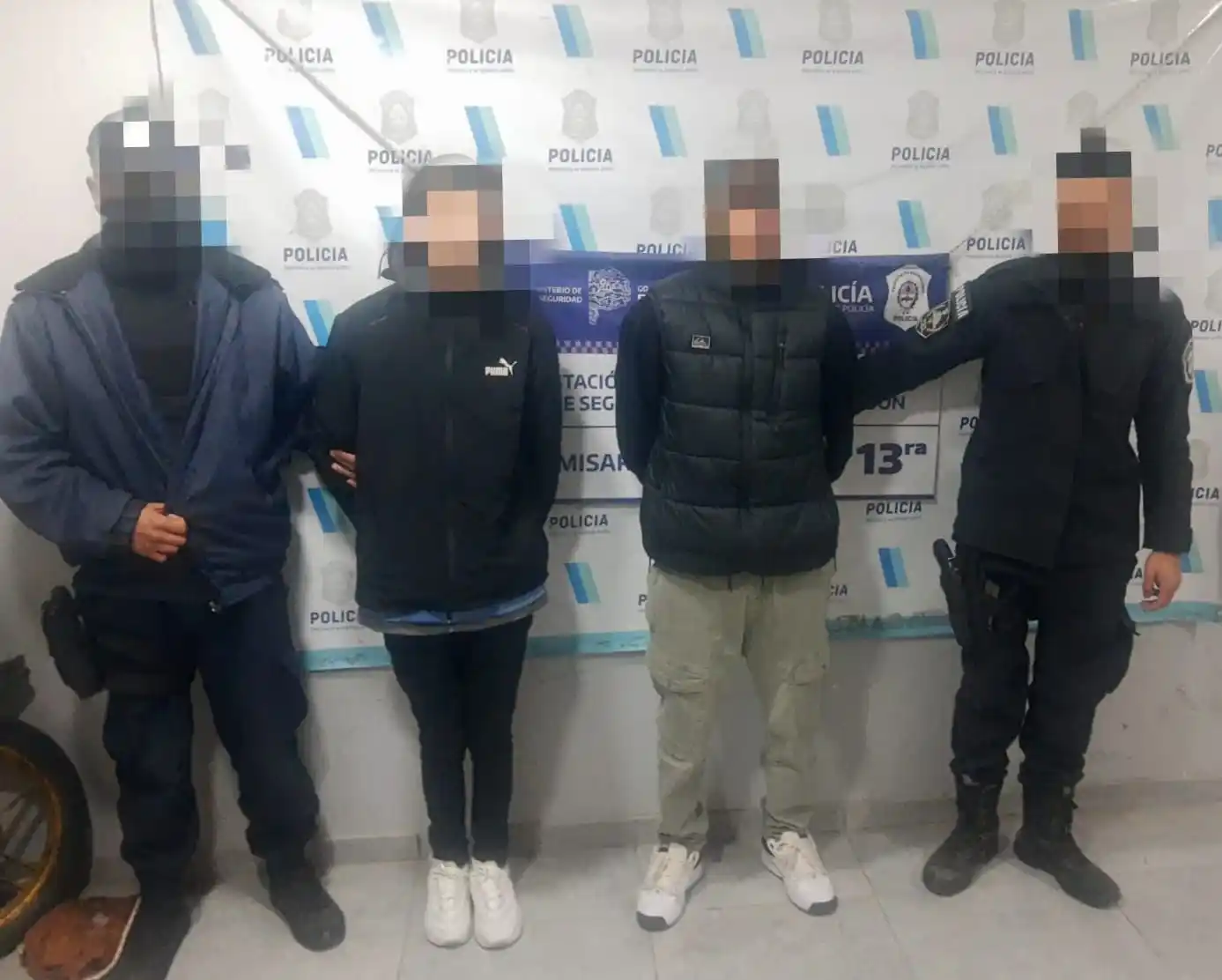 Los sujetos poseían procesos penales