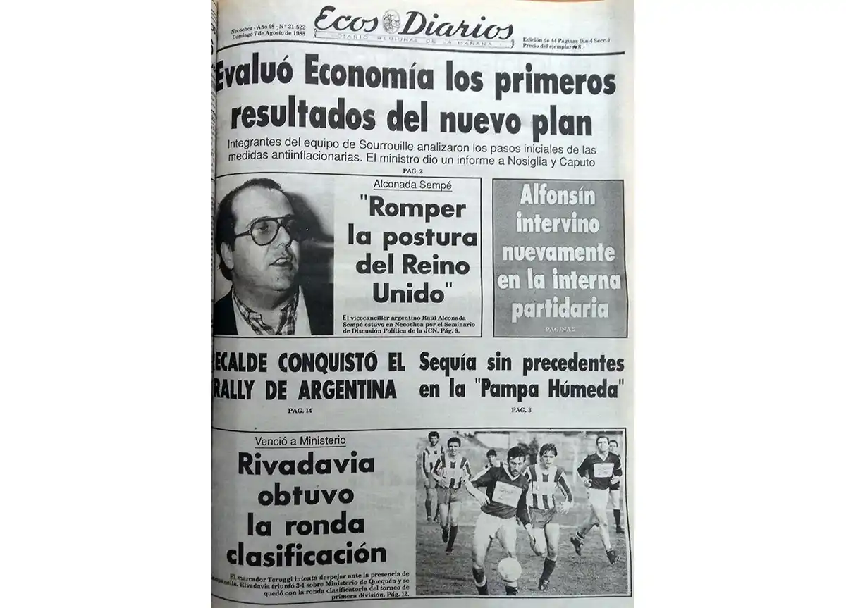 Domingo 7 de agosto de 1988