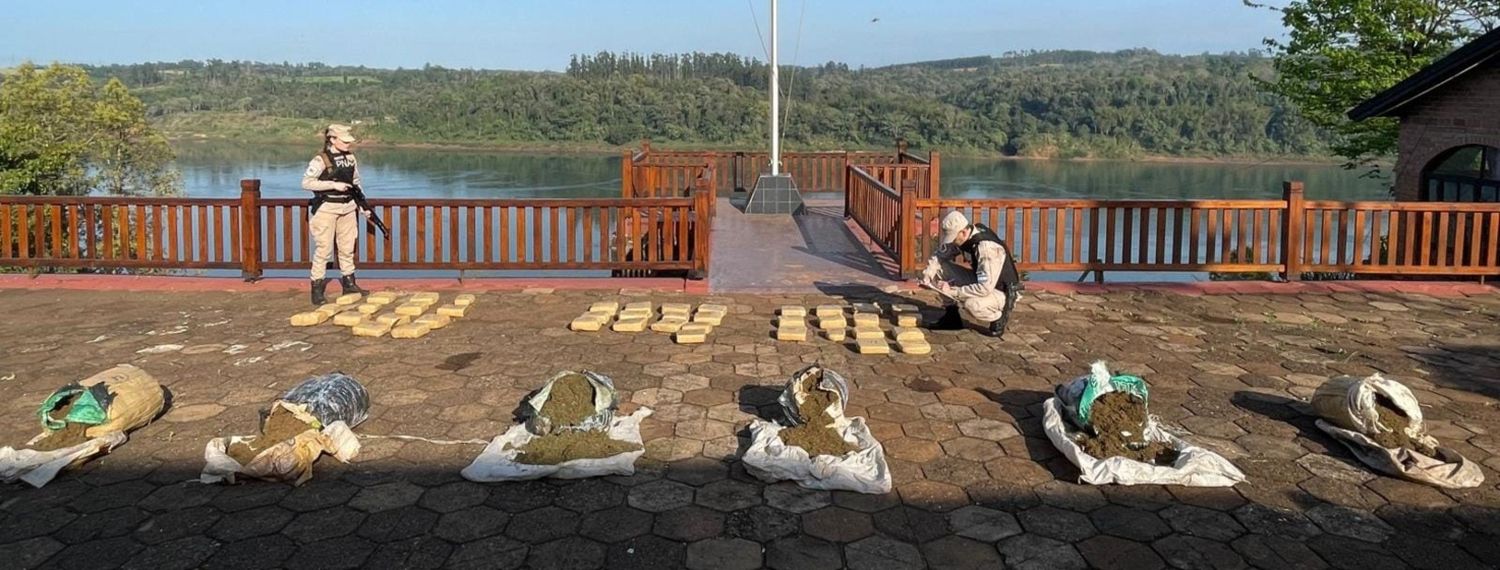 Prefectura secuestró 171 kilos de marihuana en Misiones