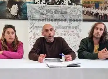 Liliana Taborda, Vladimir Firpo y Amilcar Maye.